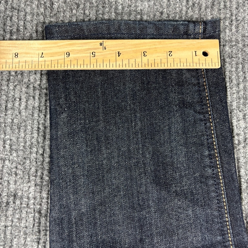 L.e.i.‎ Ashley Trouble Skinny Jeans Junior 17 Blue Indigo Denim Embroidered - Picture 7 of 16